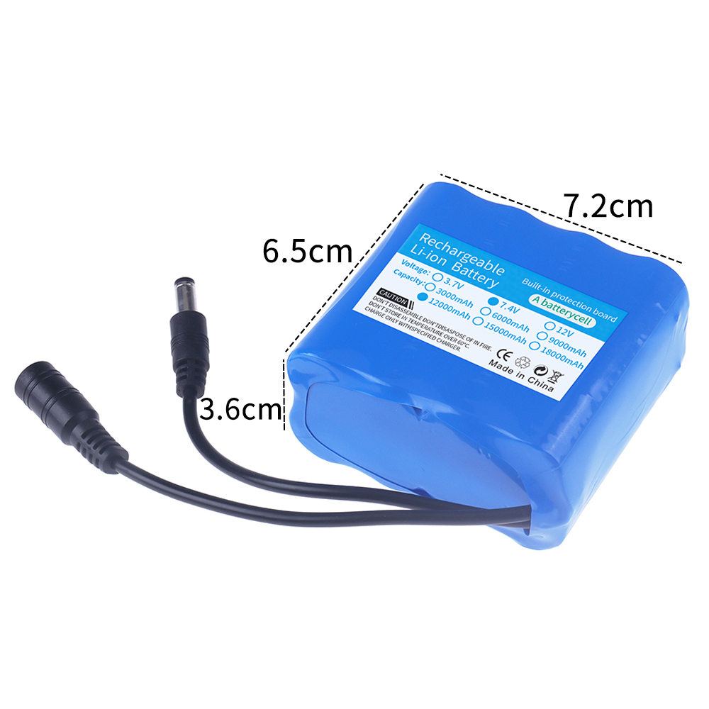 2S4P 18650 Lithium Battery 7.4 - Fishing Boat Navigation Light ulasan dan harga