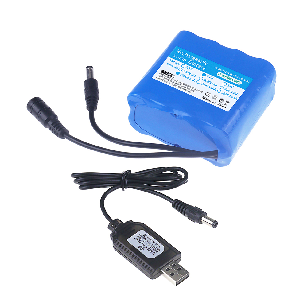 2S4P 18650 Lithium Battery 7.4 - Fishing Boat Navigation Light ulasan dan harga