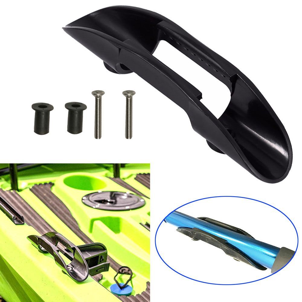 Black Canoe Boat Deck Mount Ma - Fishing Boat Paddle ulasan dan harga