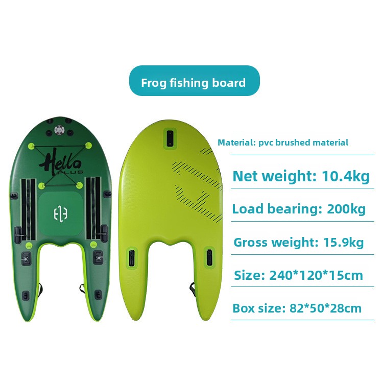 Frog PVC fishing board inflata - Fishing Boat Paddle ulasan dan harga